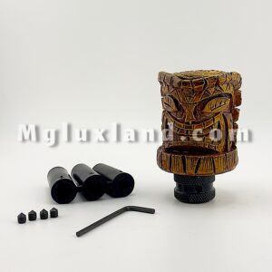 سردنده اسپرت سنگین MOMO طرح چوب | MOMO WOOD Style Heavy Gear Shift Knob – Antique Gold