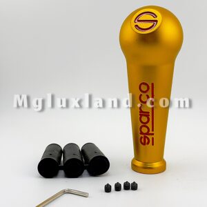 سردنده اسپرت سنگین اسپارکو طلایی | SPARCO Heavy Racing Gear Shift Knob – Gold