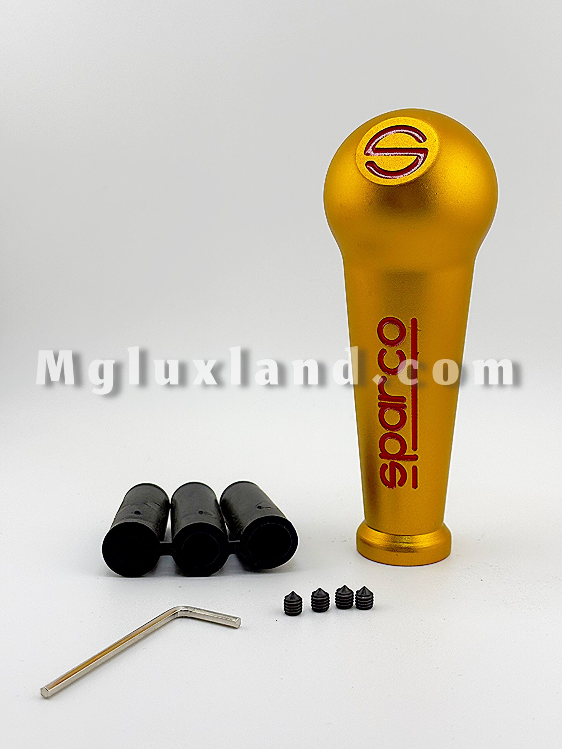 سردنده اسپرت سنگین اسپارکو طلایی | SPARCO Heavy Racing Gear Shift Knob – Gold
