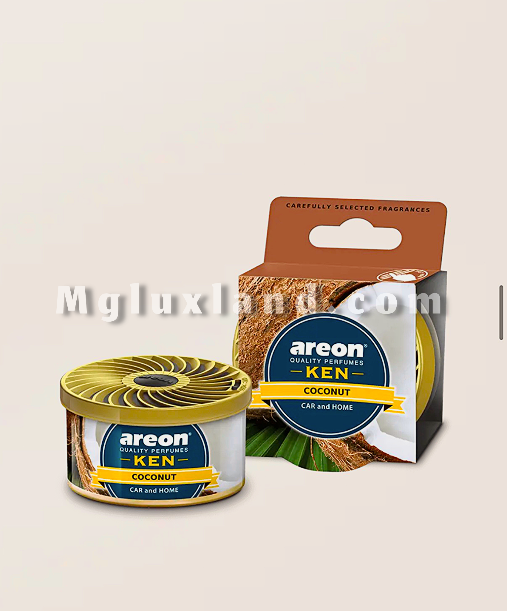 خوشبوکننده خودرو آرئون مدل Ken با رایحه نارگیل | Areon Ken Coconut Car Air Freshener