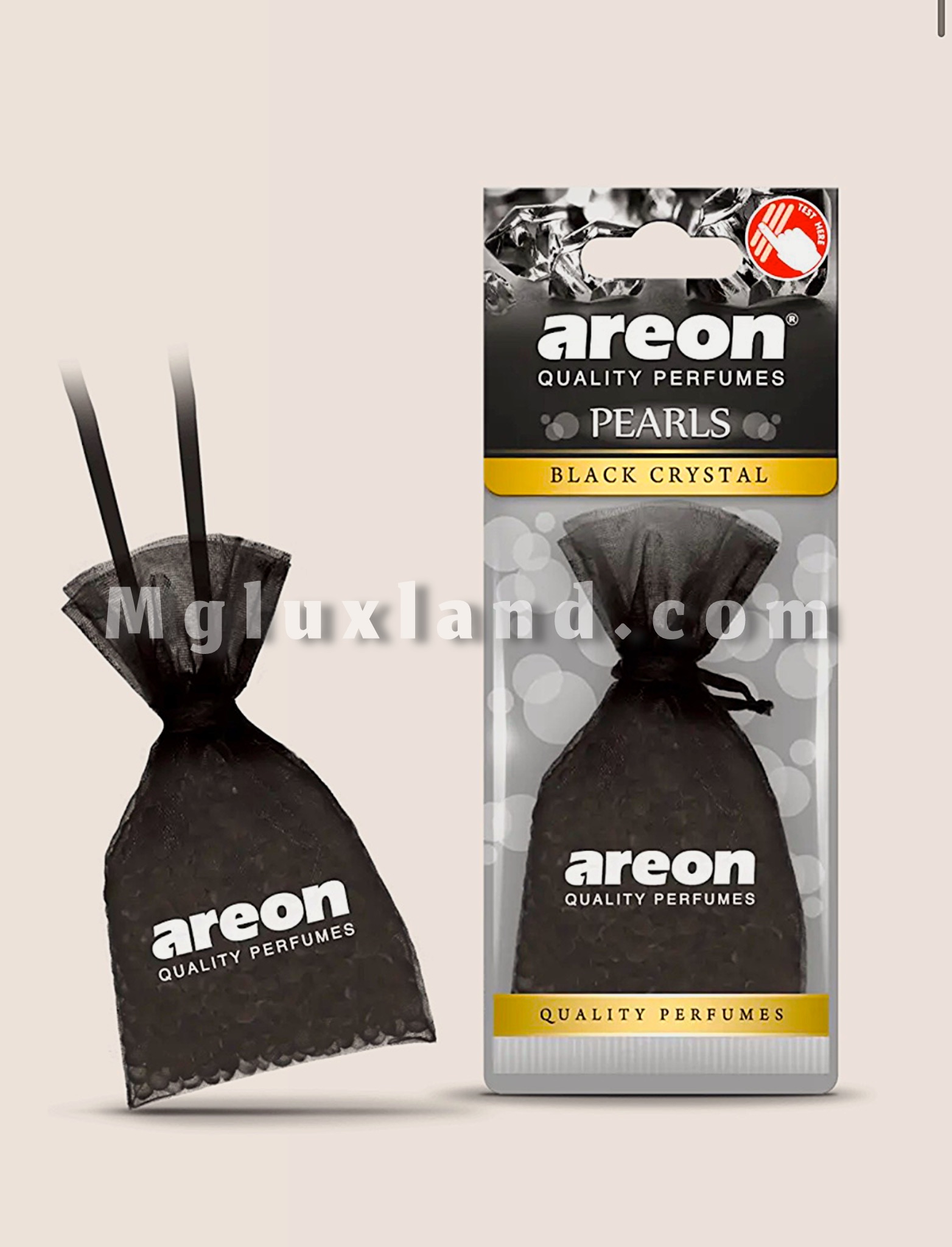 خوشبوکننده خودرو آرئون مرواریدی – رایحه بلک کریستال Areon Pearls – Black Crystal Car Air Freshener