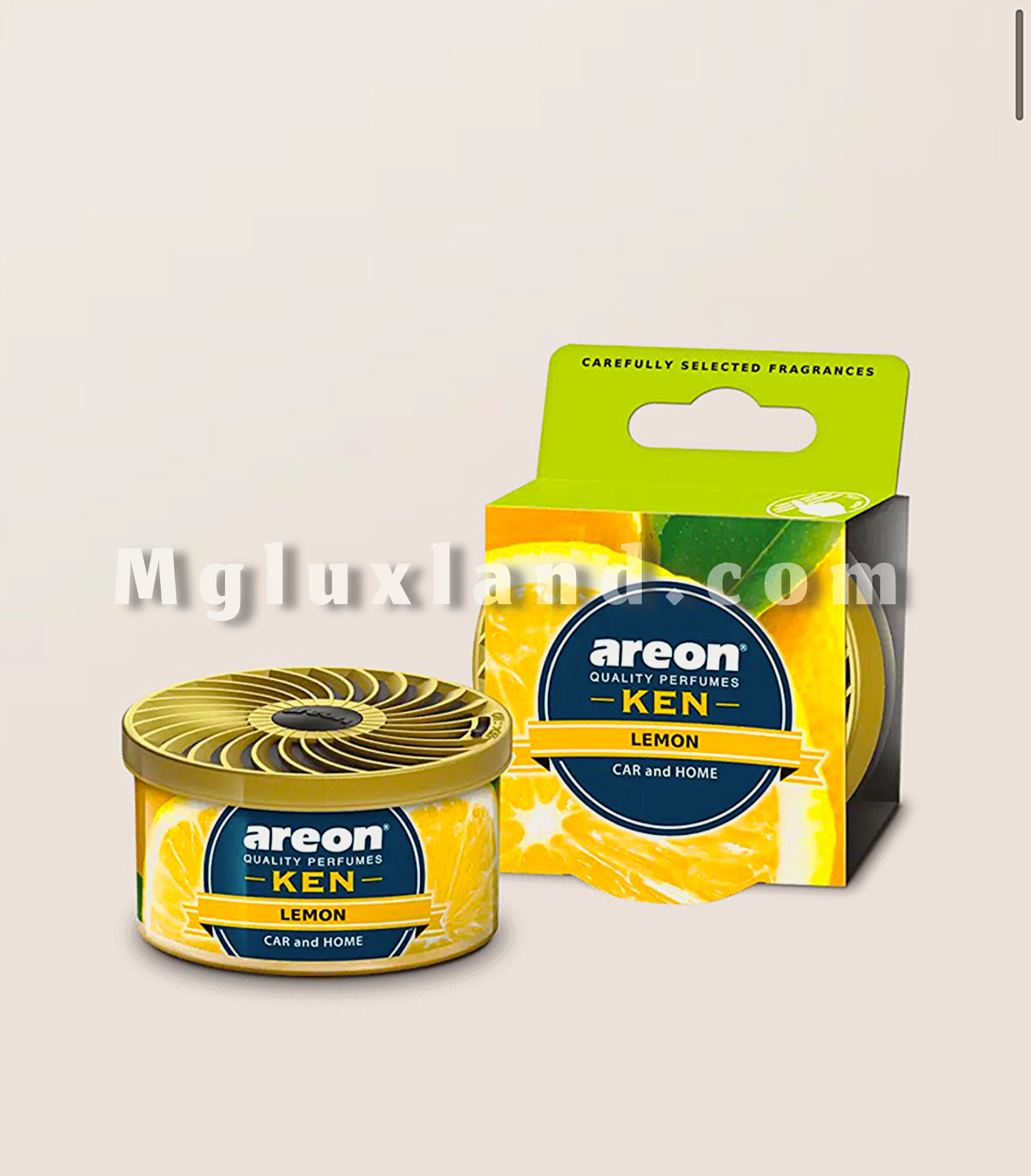 خوشبوکننده خودرو آرئون مدل Ken با رایحه لیمو | Areon Ken Lemon Car Air Freshener