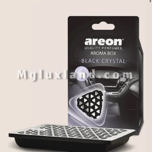 خوشبوکننده خودرو آرئون مدل آروماباکس با رایحه بلک کریستال | Areon Aroma Box Black Crystal Car Air Freshener