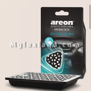 خوشبوکننده خودرو آرئون مدل آروماباکس با رایحه اوشن ویند | Areon Aroma Box Ocean Wind Car Air Freshener