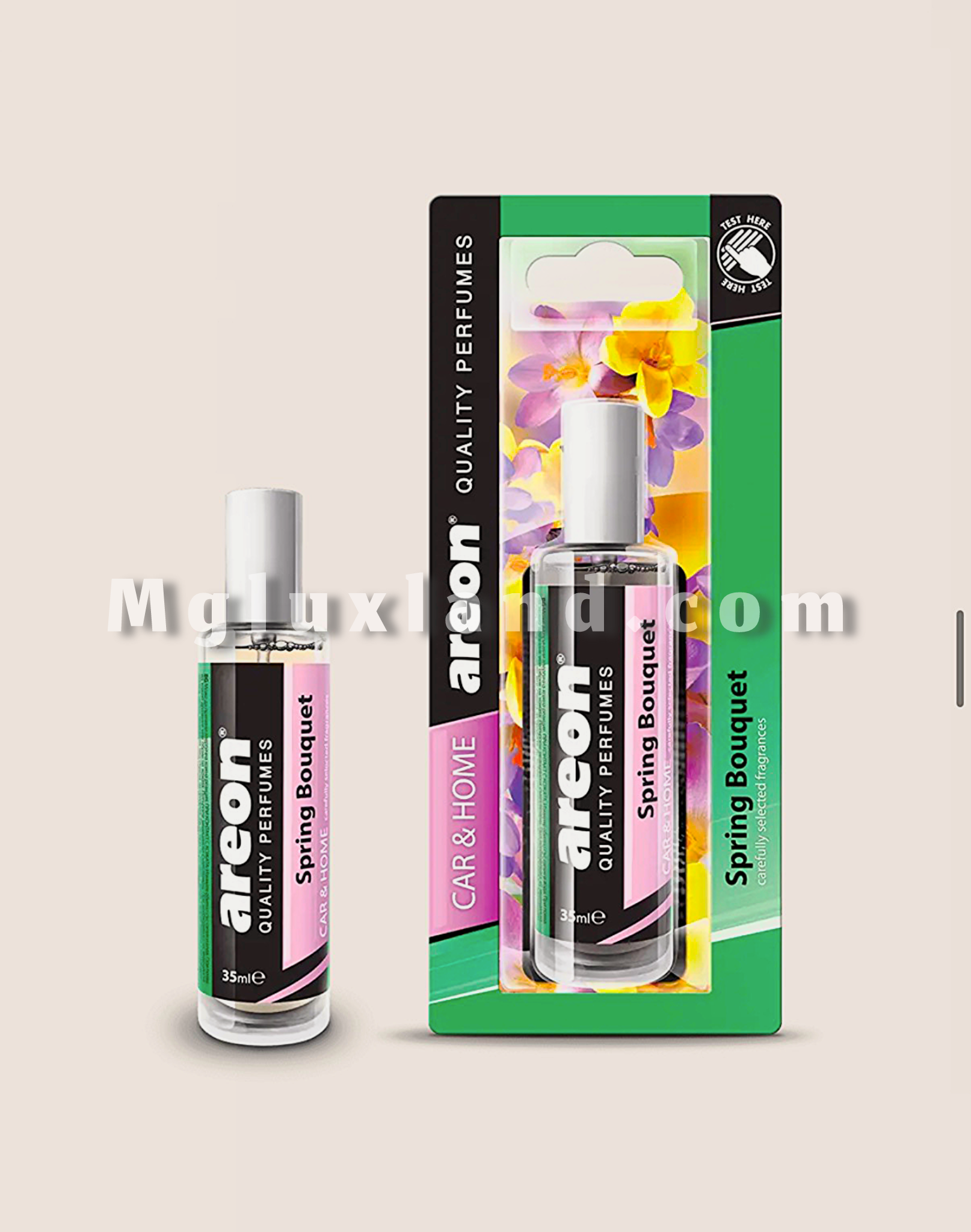 خوشبوکننده خودرو آرئون ۳۵ میل – رایحه اسپیرینگ بوگاتی Areon 35ml Spring Bugatti Car Air Freshener