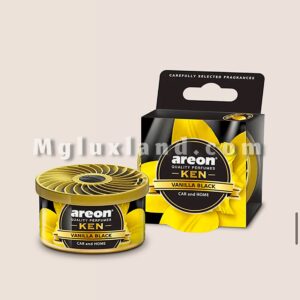 خوشبوکننده خودرو آرئون مدل Ken با رایحه وانیل بلک | Areon Ken Vanilla Black Car Air Freshener