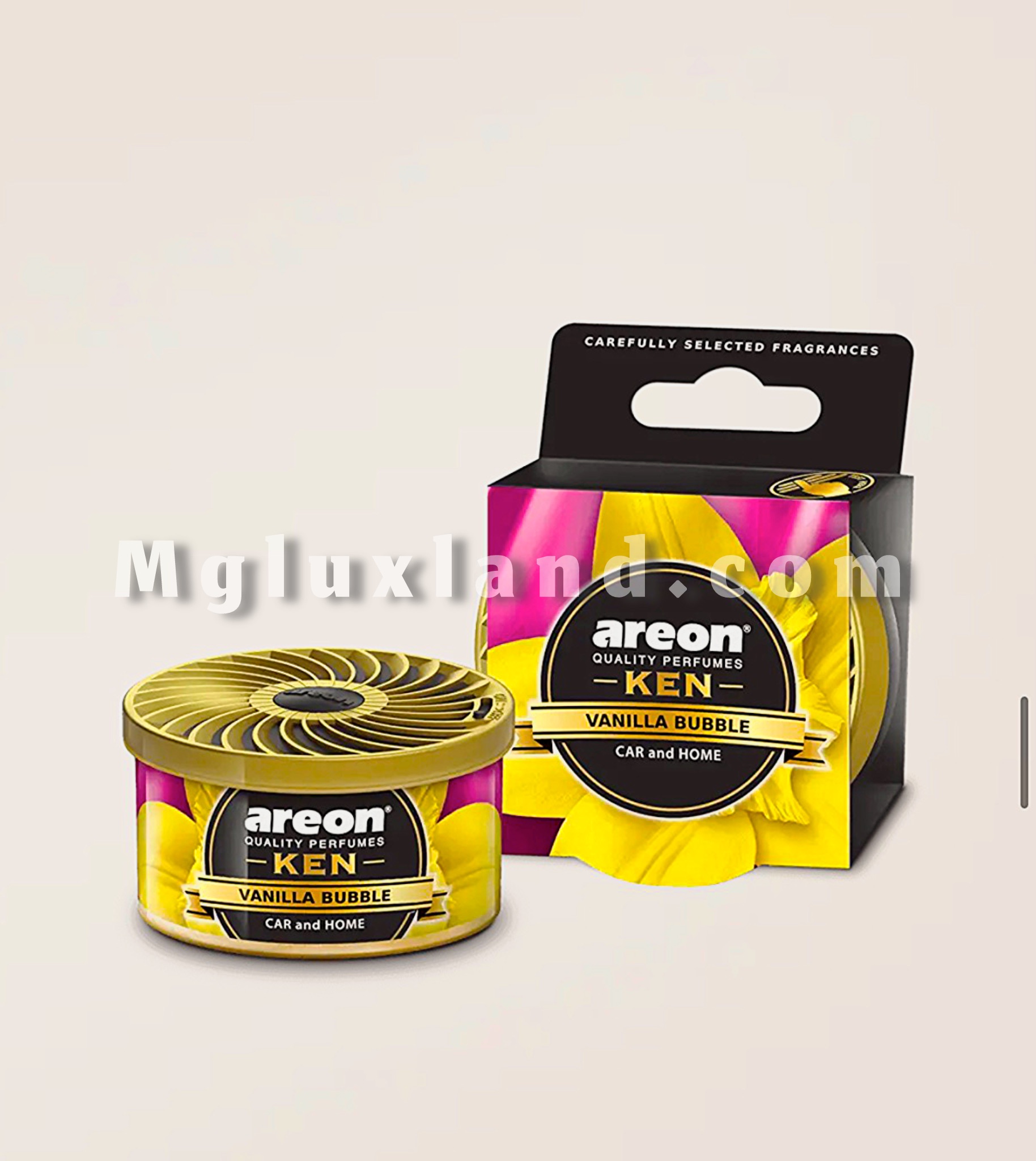 خوشبوکننده خودرو آرئون مدل Ken با رایحه وانیل آدامس | Areon Ken Vanilla Gum Car Air Freshener